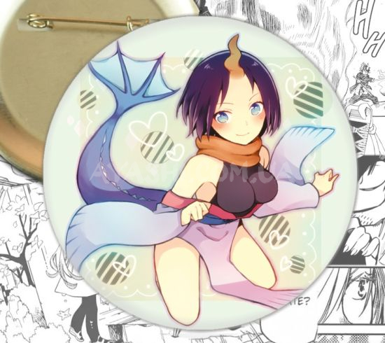 Значок Kobayashi-san Chi no Maid Dragon 002241 Значок Kobayashi-san Chi no Maid Dragon 002241