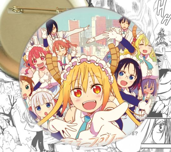 Значок Kobayashi-san Chi no Maid Dragon 002246 Значок Kobayashi-san Chi no Maid Dragon 002246