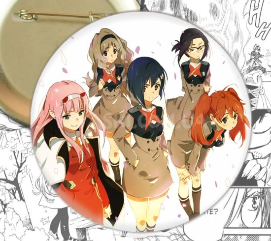 Значок Darling in the Franxx 002266 Значок Darling in the Franxx 002266