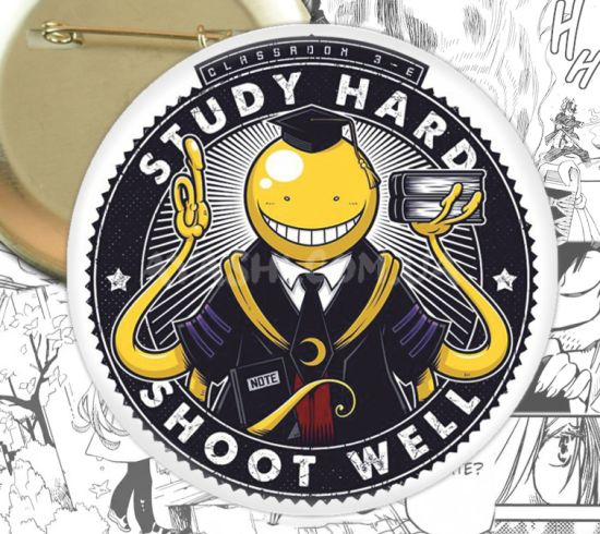 Значок Assassination Classroom 002588 Значок Assassination Classroom 002588