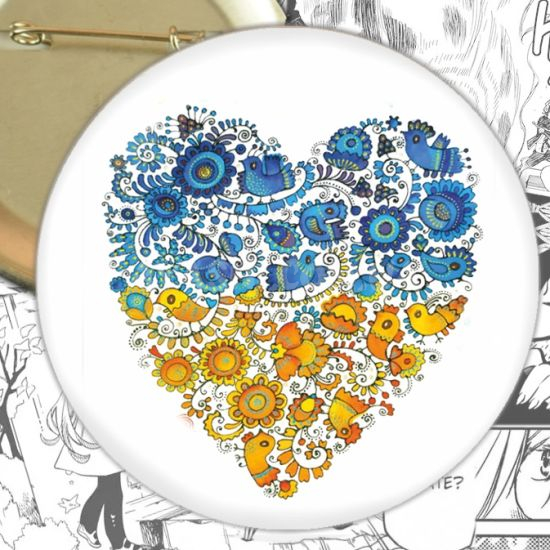 Значок Ukrainian patriotic 002664 Значок Ukrainian patriotic 002664