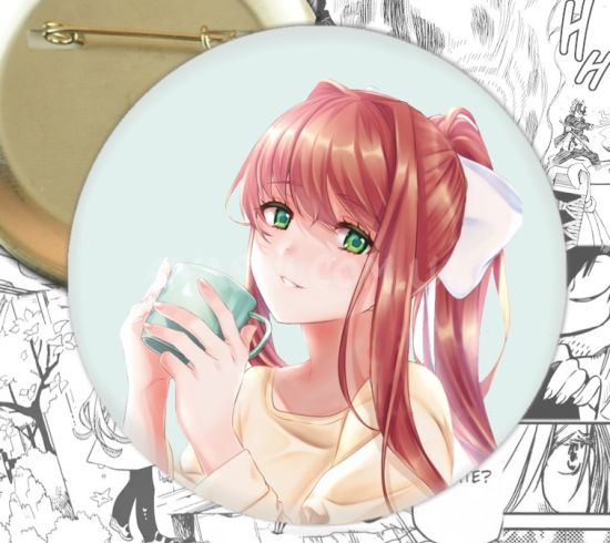 Значок Doki Doki Literature Club! 002674 Значок Doki Doki Literature Club! 002674