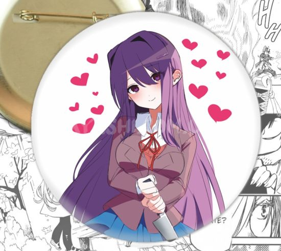 Значок Doki Doki Literature Club! 002679 Значок Doki Doki Literature Club! 002679