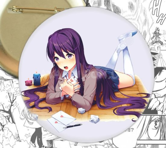 Значок Doki Doki Literature Club! 002682 Значок Doki Doki Literature Club! 002682