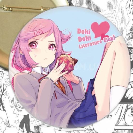 Значок Doki Doki Literature Club! 002683 Значок Doki Doki Literature Club! 002683