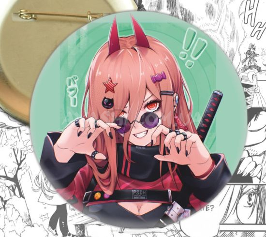 Значок Chainsaw Man 002811 Значок Chainsaw Man 002811