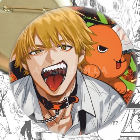 Значок Chainsaw Man 002812 Значок Chainsaw Man 002812