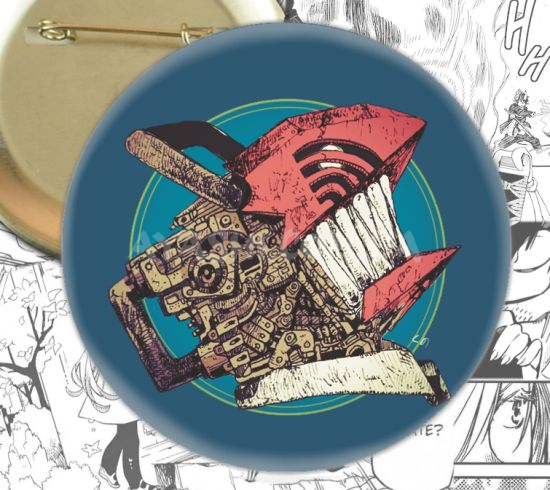 Значок Chainsaw Man 002814 Значок Chainsaw Man 002814