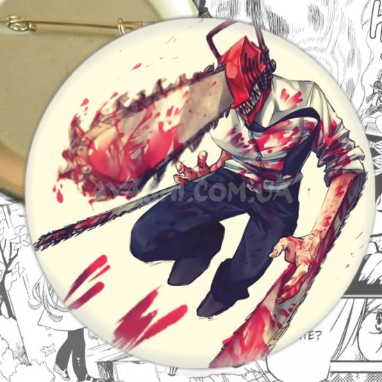 Значок Chainsaw Man 002898 Значок Chainsaw Man 002898