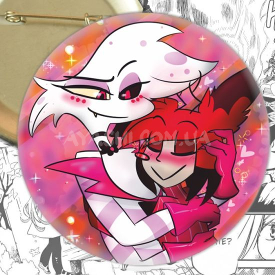 Значок Hazbin Hotel 003801 Значок Hazbin Hotel 003801