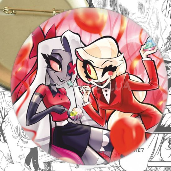 Значок Hazbin Hotel 003806 Значок Hazbin Hotel 003806