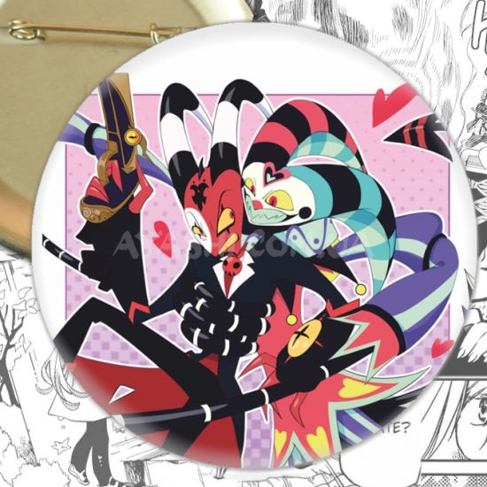 Значок Helluva Boss 003856 Значок Helluva Boss 003856