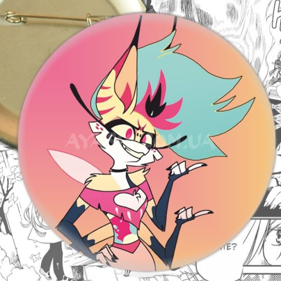 Значок Helluva Boss 003858 Значок Helluva Boss 003858