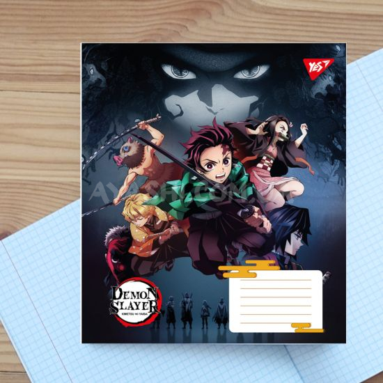 Тетрадь школьная Yes Demon slayer. Power 767245-2, 18 листов клеточка Тетрадь школьная Yes Demon slayer. Power 767245-2, 18 листов клеточка